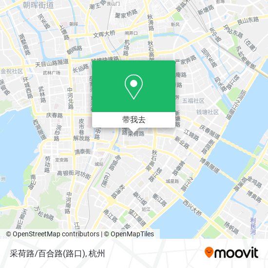 采荷路/百合路(路口)地图