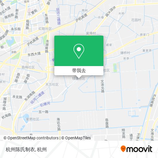 杭州陈氏制衣地图