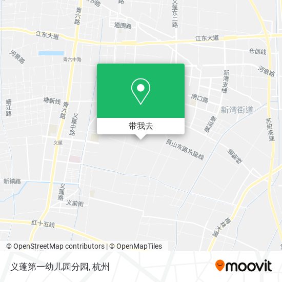 义蓬第一幼儿园分园地图