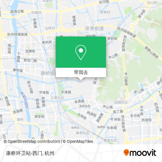 康桥环卫站-西门地图