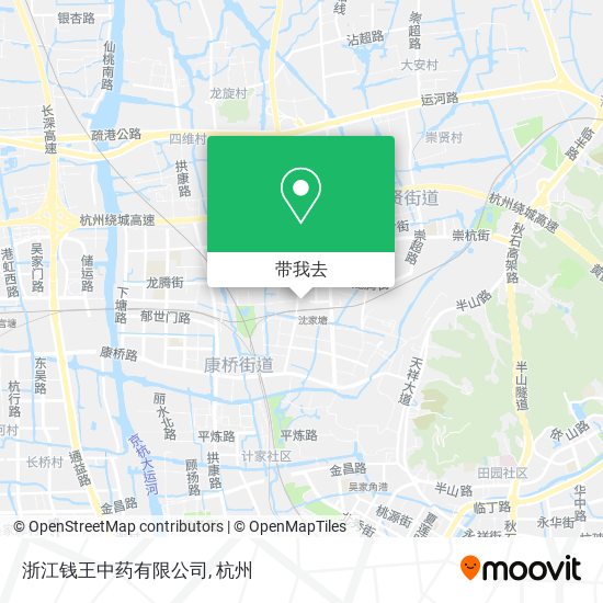 浙江钱王中药有限公司地图