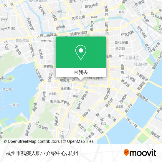杭州市残疾人职业介绍中心地图