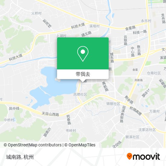 城南路地图