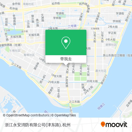 浙江永安消防有限公司(津东路)地图