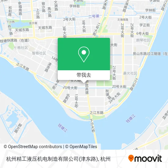 杭州精工液压机电制造有限公司(津东路)地图