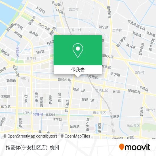 指爱你(宁安社区店)地图