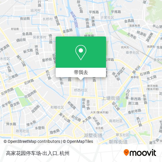 高家花园停车场-出入口地图