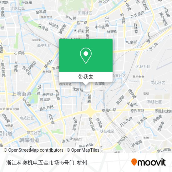 浙江科奥机电五金市场-5号门地图