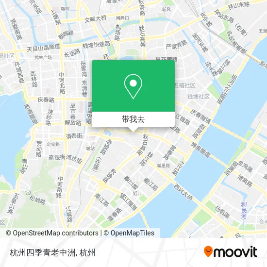 杭州四季青老中洲地图