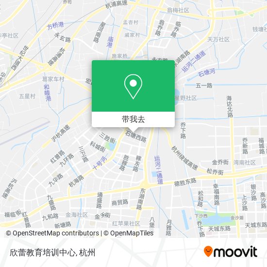 欣蕾教育培训中心地图