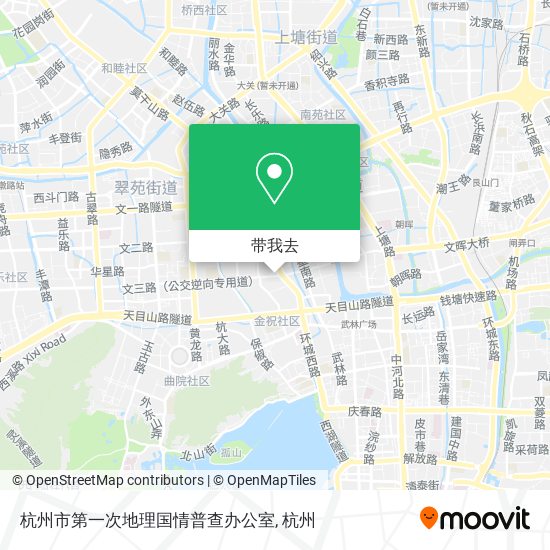 杭州市第一次地理国情普查办公室地图