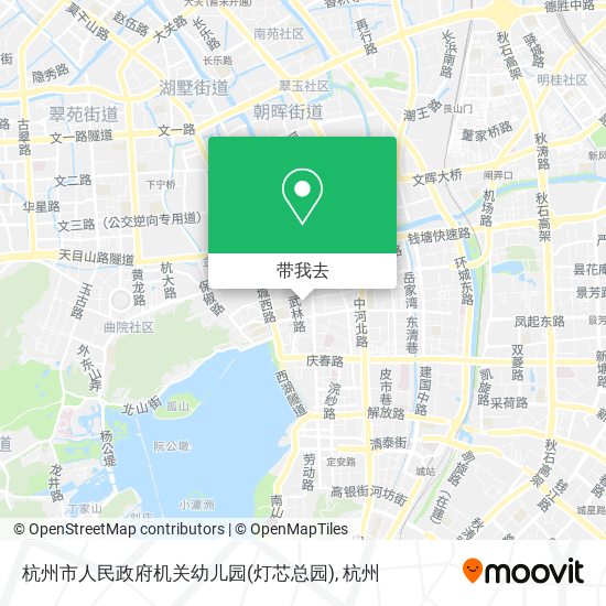 杭州市人民政府机关幼儿园(灯芯总园)地图