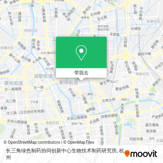 长三角绿色制药协同创新中心生物技术制药研究所地图