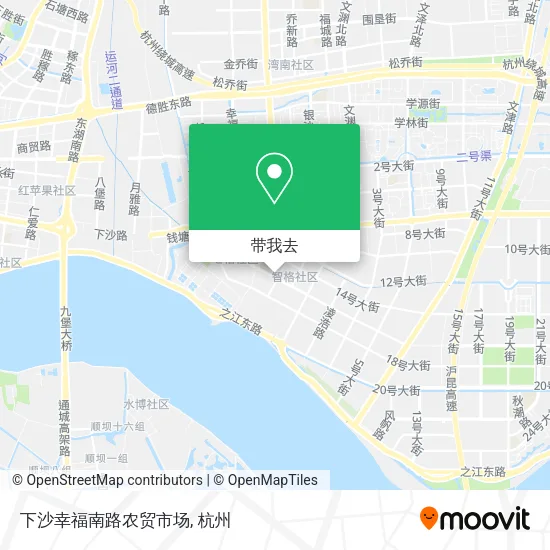 下沙幸福南路农贸市场地图