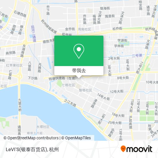 LeVI'S(银泰百货店)地图