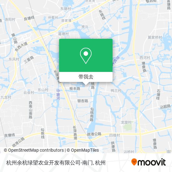 杭州余杭绿望农业开发有限公司-南门地图