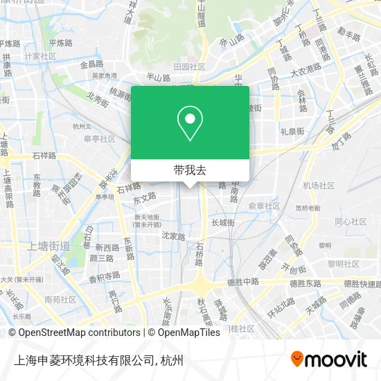 上海申菱环境科技有限公司地图
