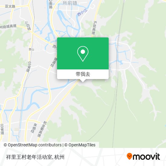 祥里王村老年活动室地图