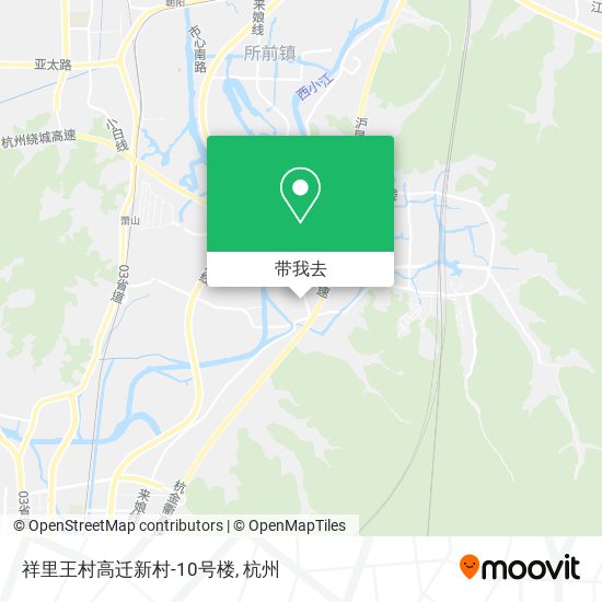 祥里王村高迁新村-10号楼地图