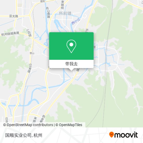 国顺实业公司地图
