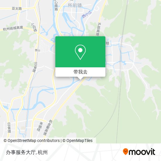 办事服务大厅地图
