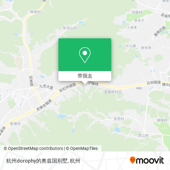 杭州dorophy的奥兹国别墅地图