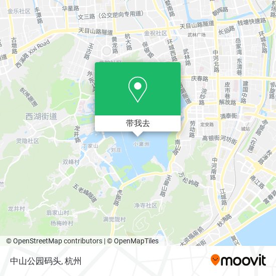 中山公园码头地图