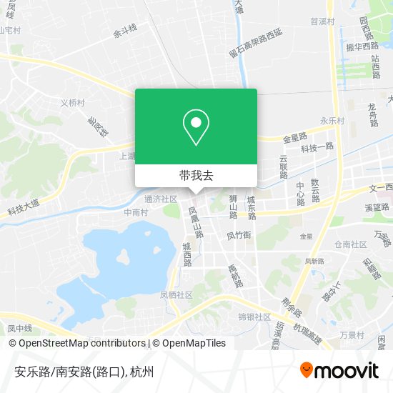 安乐路/南安路(路口)地图