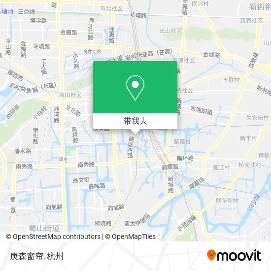 庚森窗帘地图