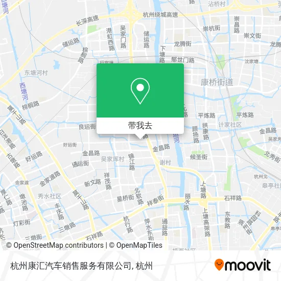 杭州康汇汽车销售服务有限公司地图