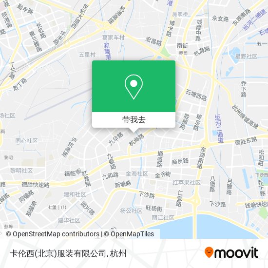 卡伦西(北京)服装有限公司地图