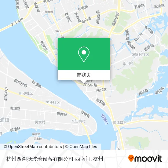 杭州西湖搪玻璃设备有限公司-西南门地图