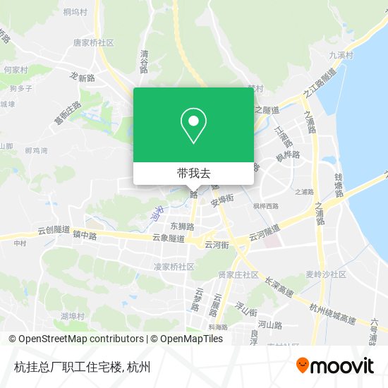 杭挂总厂职工住宅楼地图