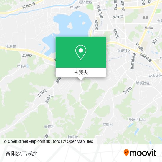 富阳沙厂地图