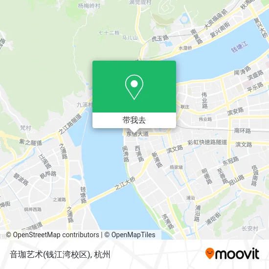 音珈艺术(钱江湾校区)地图