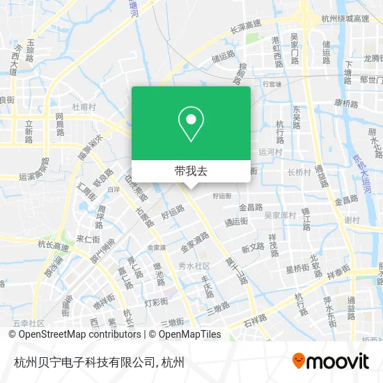 杭州贝宁电子科技有限公司地图