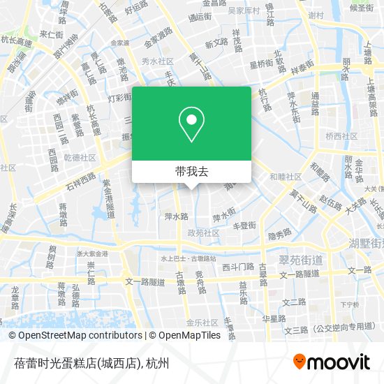 蓓蕾时光蛋糕店(城西店)地图