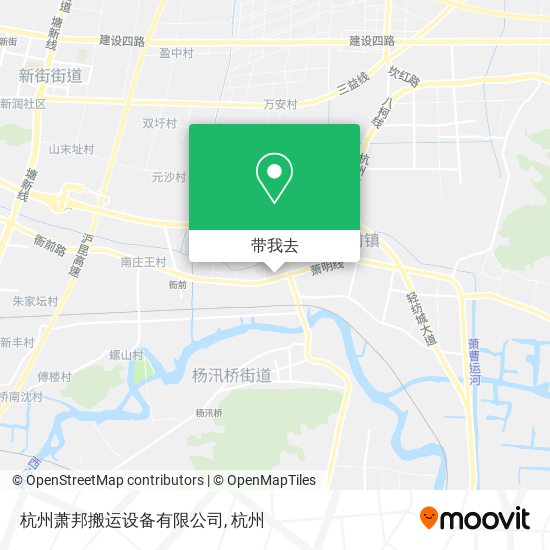 杭州萧邦搬运设备有限公司地图