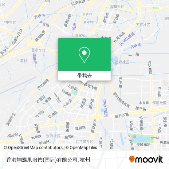 香港蝴蝶果服饰(国际)有限公司地图