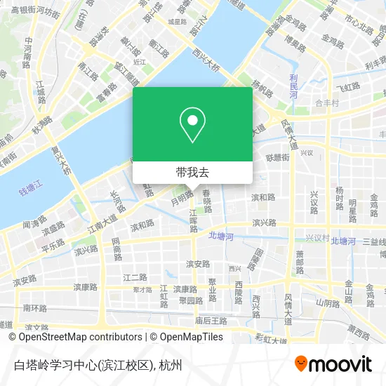白塔岭学习中心(滨江校区)地图