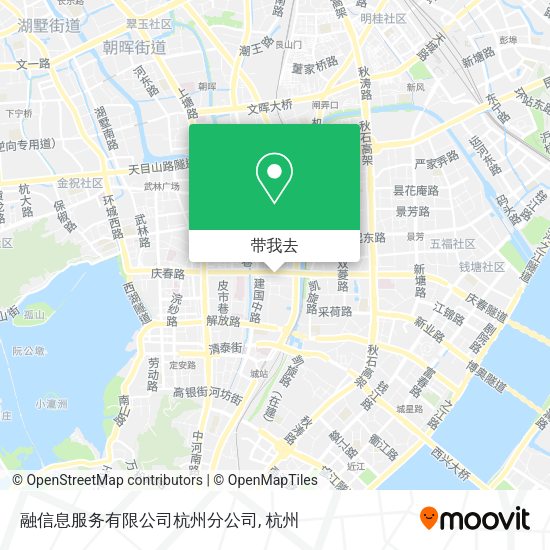 融信息服务有限公司杭州分公司地图