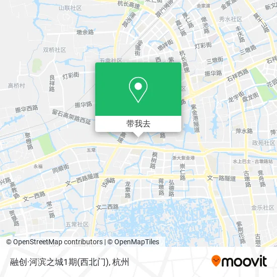 融创·河滨之城1期(西北门)地图