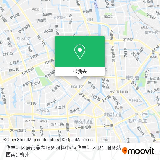 华丰社区居家养老服务照料中心(华丰社区卫生服务站西南)地图