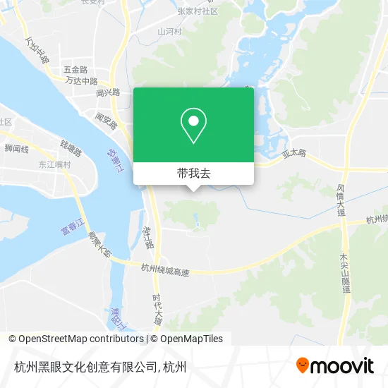 杭州黑眼文化创意有限公司地图