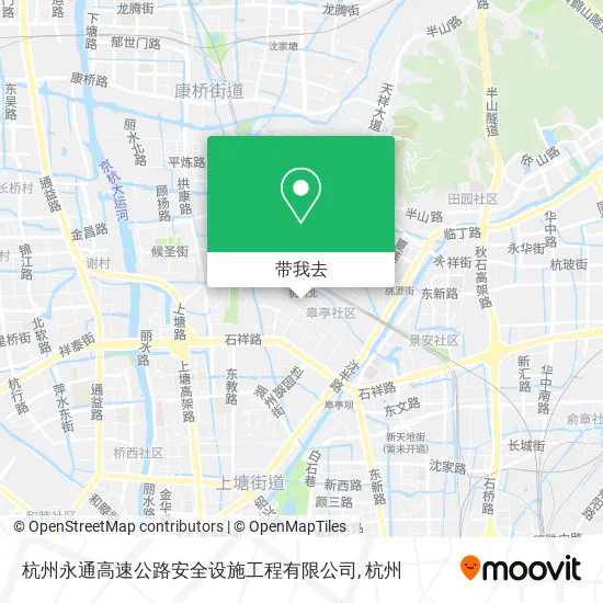 杭州永通高速公路安全设施工程有限公司地图