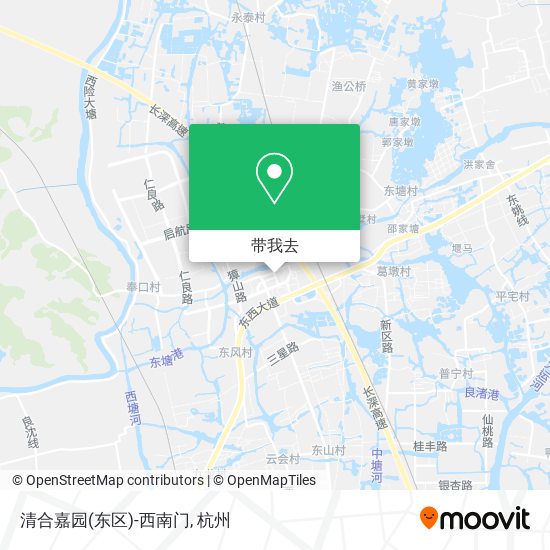 清合嘉园(东区)-西南门地图