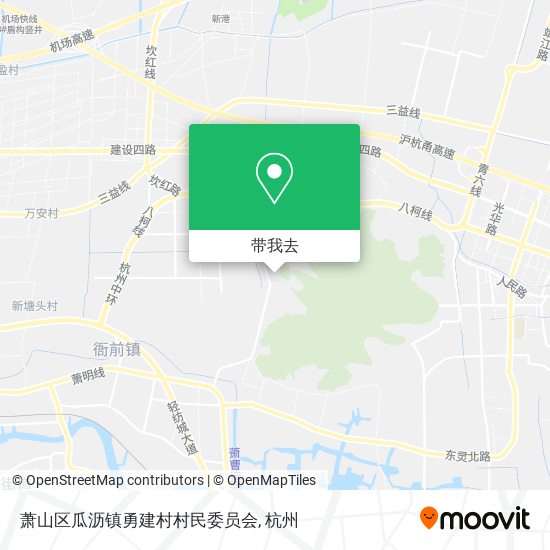 萧山区瓜沥镇勇建村村民委员会地图