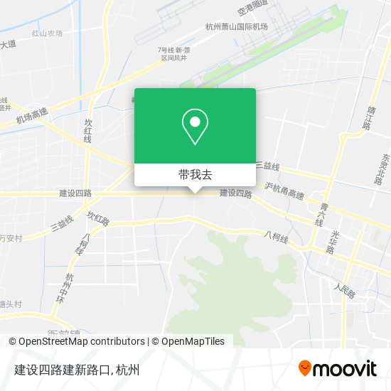 建设四路建新路口地图
