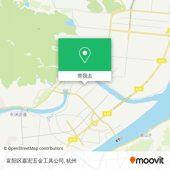 富阳区嘉宏五金工具公司地图