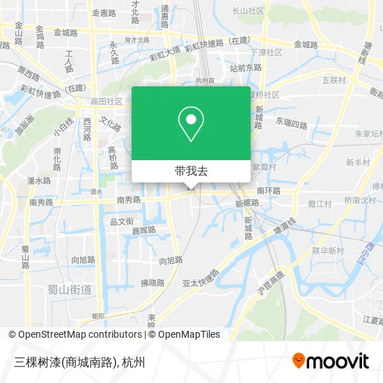 三棵树漆(商城南路)地图